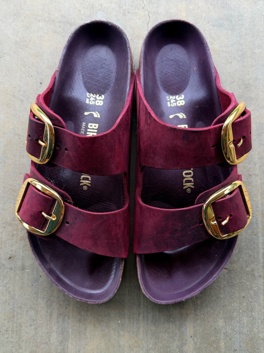 Birkenstock 38 100% leather new